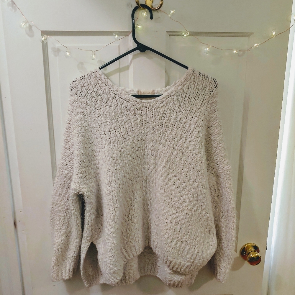 Altard State fuzzy White sweater